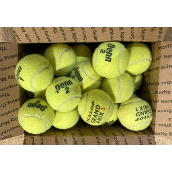 25 TENNIS BALLS INDOOR USED, EXCELLENT CLEAN ~ Great DOG Toys & Dogs Love Em! - Picture 2 of 4